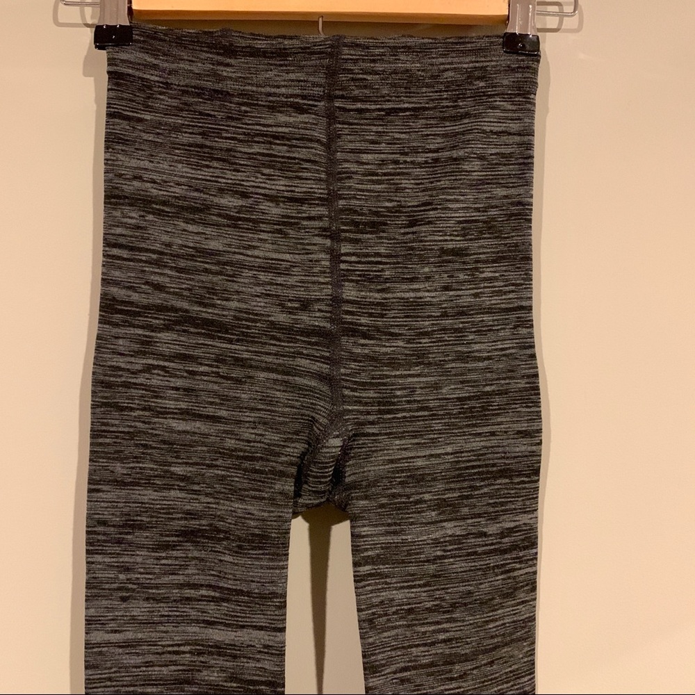 NWOT Black and Gray Stretchy Leggings - Picture 2 of 5
